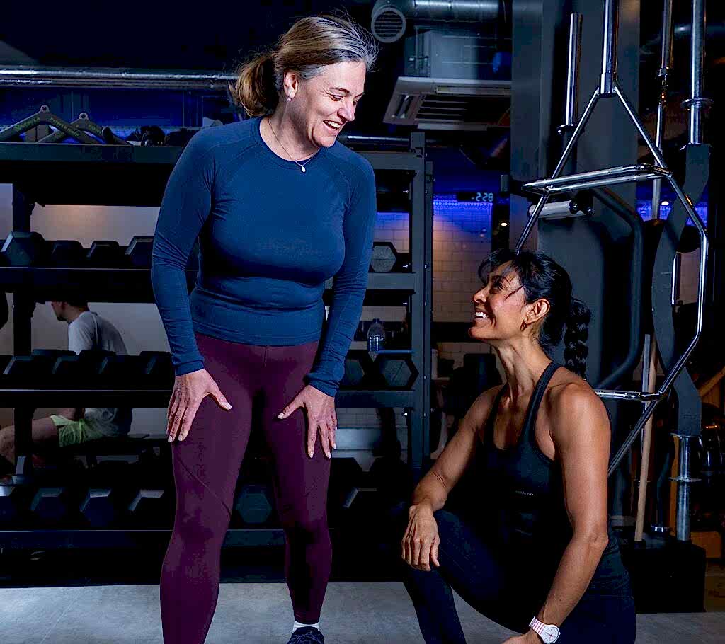 Brittney training with Sandra